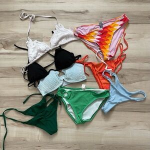 Mixed Bikini Set - Multicolor Swimwear Collection in XS and Small